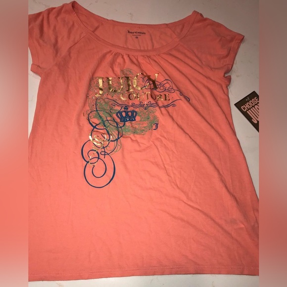 Peach Juicy Couture top - Picture 1 of 1